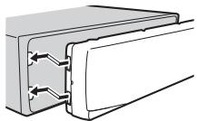 PIONEER MVH-170UI, MVH-170 UI - Detaching the front panel - 3
