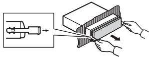 PIONEER MVH-170UI,  MVH-170 UI - Rimozione dell'unità - 2