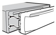 PIONEER MVH-280FD - Retrait de la face avant - 3