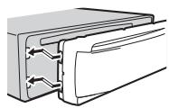 PIONEER MVH-X580BT - Retrait de la face avant - 3