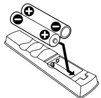 PIONEER PDP-435PE - Inserting batteries - 2