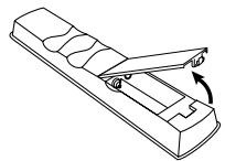 PIONEER PDP-435PE - Inserting batteries - 1