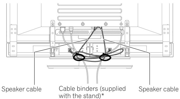 PIONEER PDP-435PE - When the speakers are installed at the bottom - 1