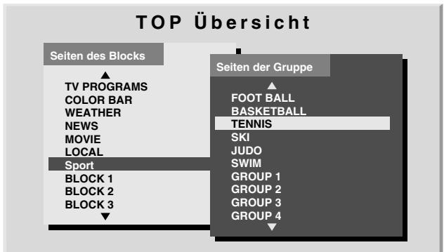 PIONEER PDP-435PE - Anzeigen der TOP-Ubersicht - 1