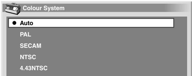 PIONEER PDP-435PE - Colour system setting - 1