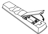 PIONEER PDP-435PE - Inserting batteries - 3