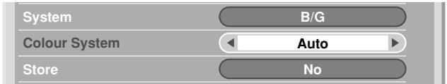 PIONEER PDP-435PE - Select a colour system ( / ) . - 1