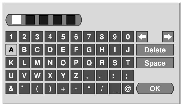 PIONEER PDP-435PE - Das erstige Zeichen wahlen ( / ,  / ) , dann ENTER). - 1