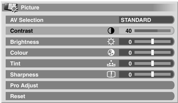 PIONEER PDP-435PE - Picture adjustments - 1
