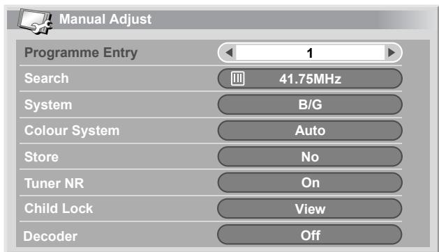 PIONEER PDP-506 PE & PDP-506FDE - Using Manual Adjust - 1