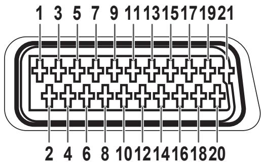 PIONEER PDP-506 PE & PDP-506FDE - Bornage de la prise péritel - 1