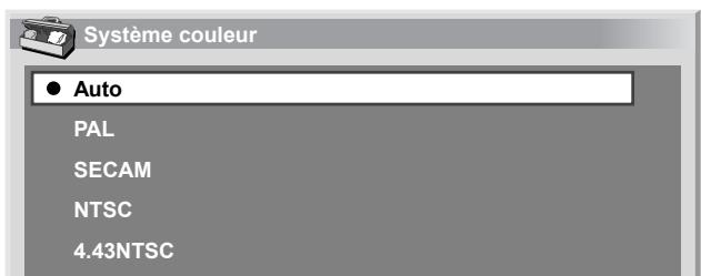 PIONEER PDP-506 PE & PDP-506FDE - Choix du standard couleur - 1
