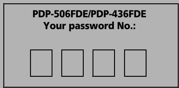 PIONEER PDP-506 PE & PDP-506FDE - NOTE - 1