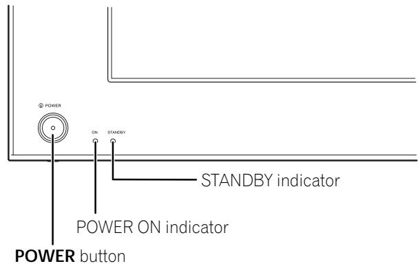 PIONEER PDP-506 PE & PDP-506FDE - Plasma Display/Media Receiver status indicators - 1