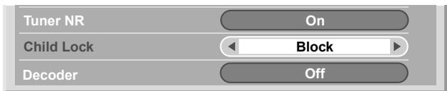 PIONEER PDP-506 PE & PDP-506FDE - Setting Child Lock - 1