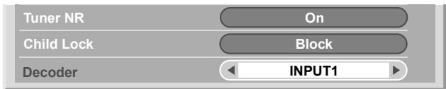 PIONEER PDP-506 PE & PDP-506FDE - Selecting a decoder input terminal - 1