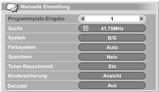 PIONEER PDP-506 PE & PDP-506FDE - Manuelle Einstellung - 1