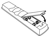 PIONEER PDP-506 PE & PDP-506FDE - Einlagen der Batterien - 3