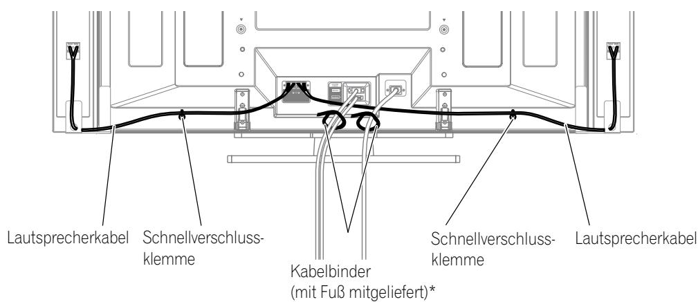 PIONEER PDP-506 PE & PDP-506FDE - Wenn die Laufsprecher an den Seiten installiert sind - 1