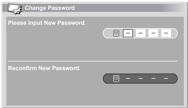 PIONEER PDP-506 PE & PDP-506FDE - Changing the password - 1