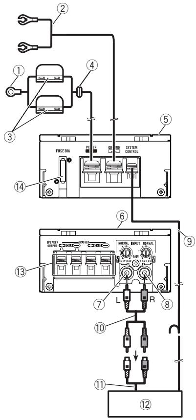 PIONEER PRS-D800 - Connection diagram - 1