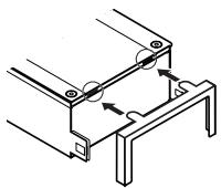 PIONEER PRS-D800 - Reattachment of the terminal cover - 1
