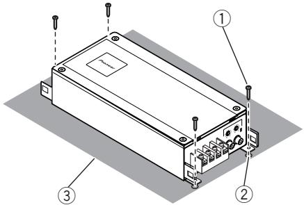 PIONEER PRS-D800 - BeispielfdiedInstallation aufeiner Bodenmatteoder an der Karosserie - 2