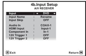 PIONEER SC-LX 57 - Appuyez sur receiver de la télécommande, puis sur HOME MENU. - 2