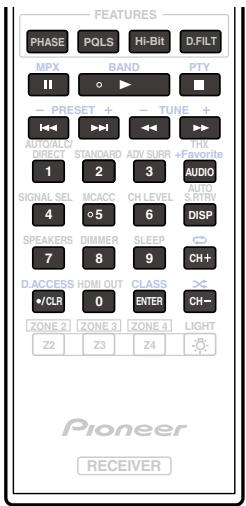 PIONEER SC-LX56 - Programmation de signaux depuis d'autres télécommandes - 2