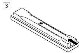 PIONEER SC-LX56 - Mise en place des piles - 3