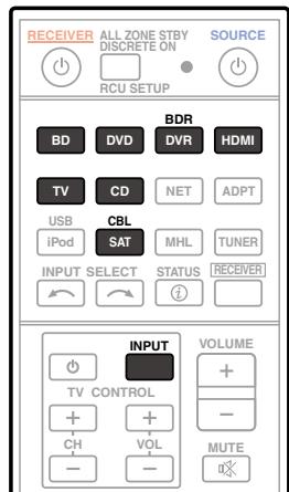 PIONEER SC-LX56 - Réglage de la télécommande pour la commande d'autres composants - 1