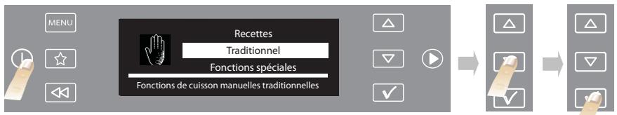 WHIRLPOOL FXTP6 - SELECTION DES FONCTIONS DE CUISSON - 1
