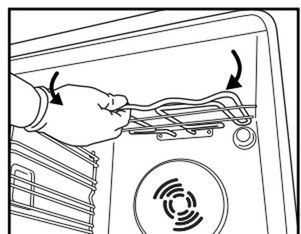 WHIRLPOOL FXTP6 - Absenken des oberen Heizelements (nur bei einigen Modellen) - 3
