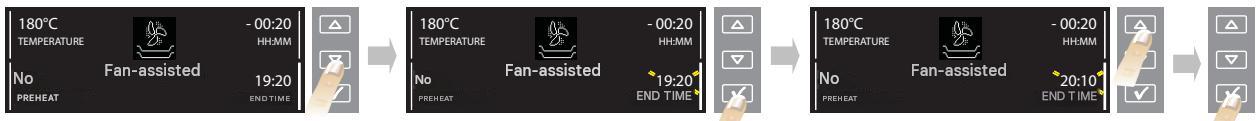 WHIRLPOOL FXTP6 - Setting the end cooking time / delayed start - 1