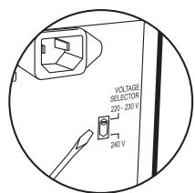 PIONEER SC-LX801 - Branchement du cordon d'alimentation - 1