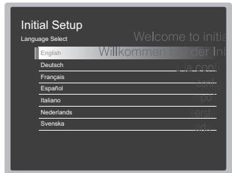 PIONEER SCLX501, SC-LX501 - Initial Setup starts automatically - 1