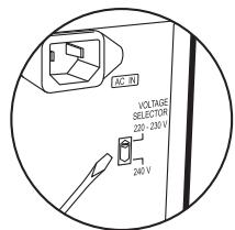 PIONEER SCLX501, SC-LX501 - Branchement du cordon d'alimentation - 1