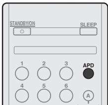 PIONEER SX-20-K - Appuyez à plusieurs reprises sur APD pour définiir le temps avant la désactivation (en l'absence d'opération). - 1