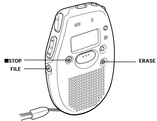 SONY ICD-50 - Erasing Notes - 1