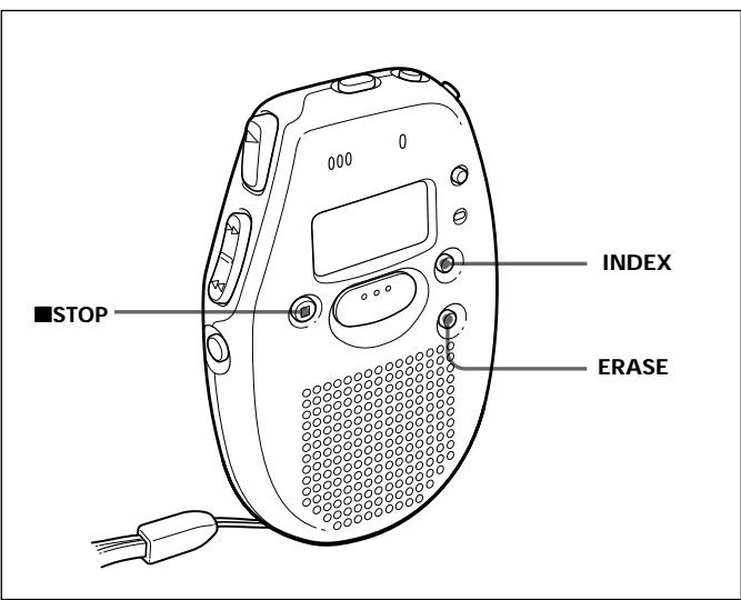 SONY ICD-50 - Adding/Erasing Index Marks - 1