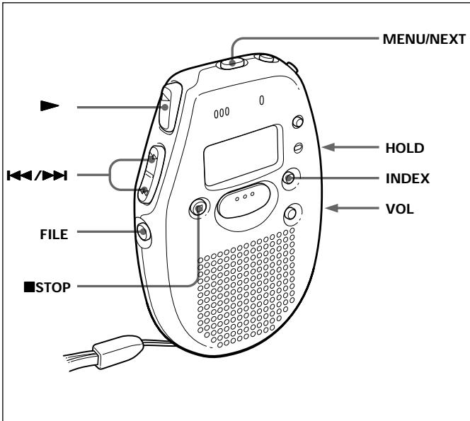 SONY ICD-50 - Various ways of playing - 1
