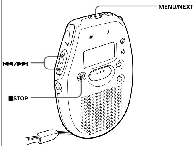 SONY ICD-50 - Setting the Clock - 1