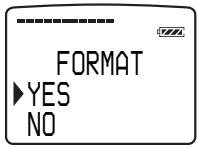 SONY ICD-MS1 - Press the jog lever up or down to select "YES". - 1