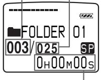 SONY ICD-MS1 - Select the message number. - 2