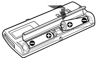 SONY ICD-MS1 - Step 1: Installing the Battery - 2