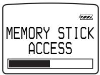 SONY ICD-MS1 - After inserting a "Memory Stick" - 1