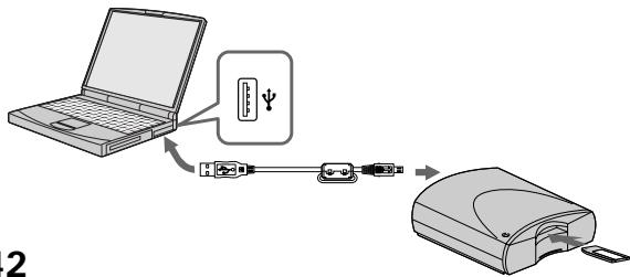 SONY ICD-MS1 - Using the USB-compatible Sony Memory Stick Reader/Writer MSAC-US1 - 1