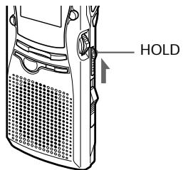 SONY ICD-MS1 - Preventing Accidental Operation - HOLD function - 1