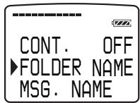 SONY ICD-MS1 - Labeling folders - 1