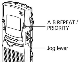 SONY ICD-MS1 - Adding Priority Mark(s)   — Priority Mark Function - 1